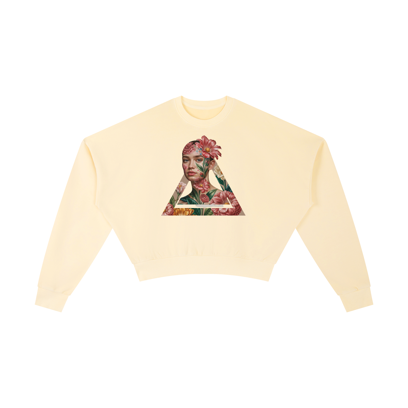 Vintage Washed Cropped Sweatshirt