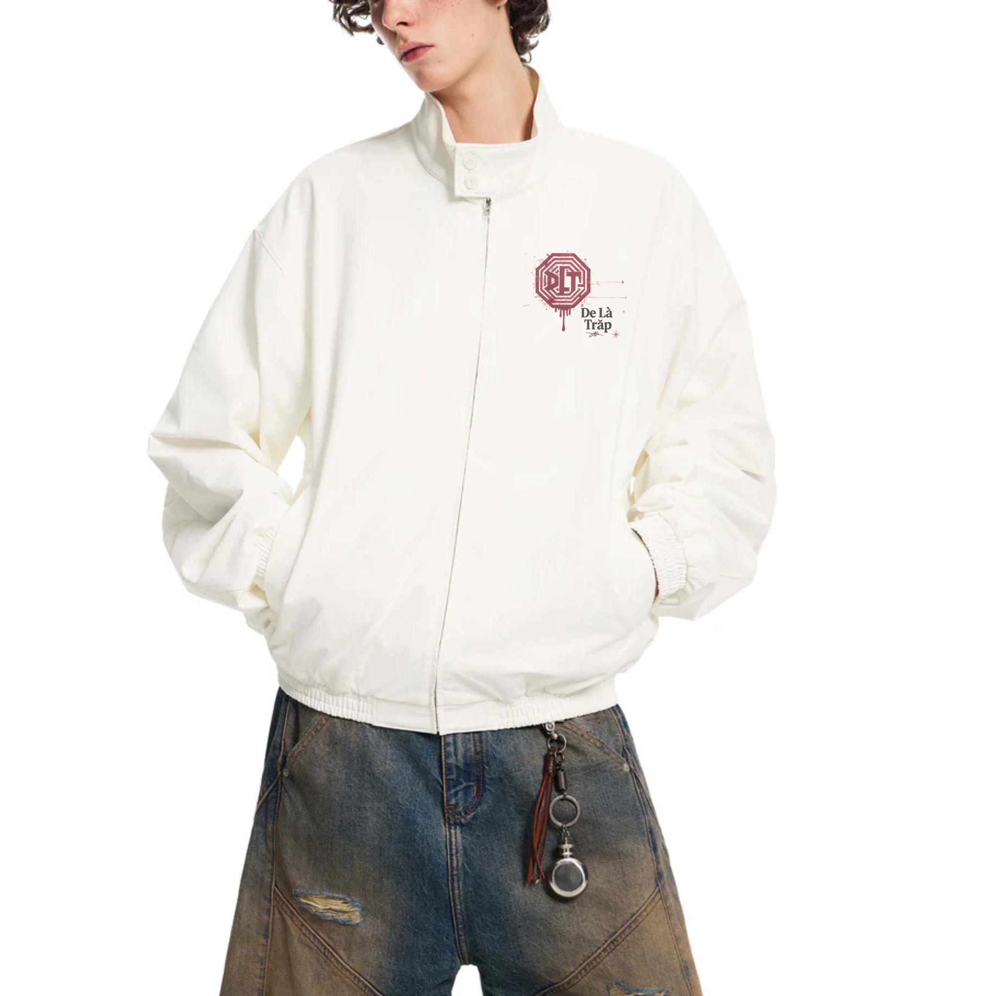 Stand Collar Bomber Jacket